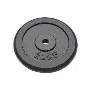 Disco in ghisa nera da 20 kg diametro 25 mm