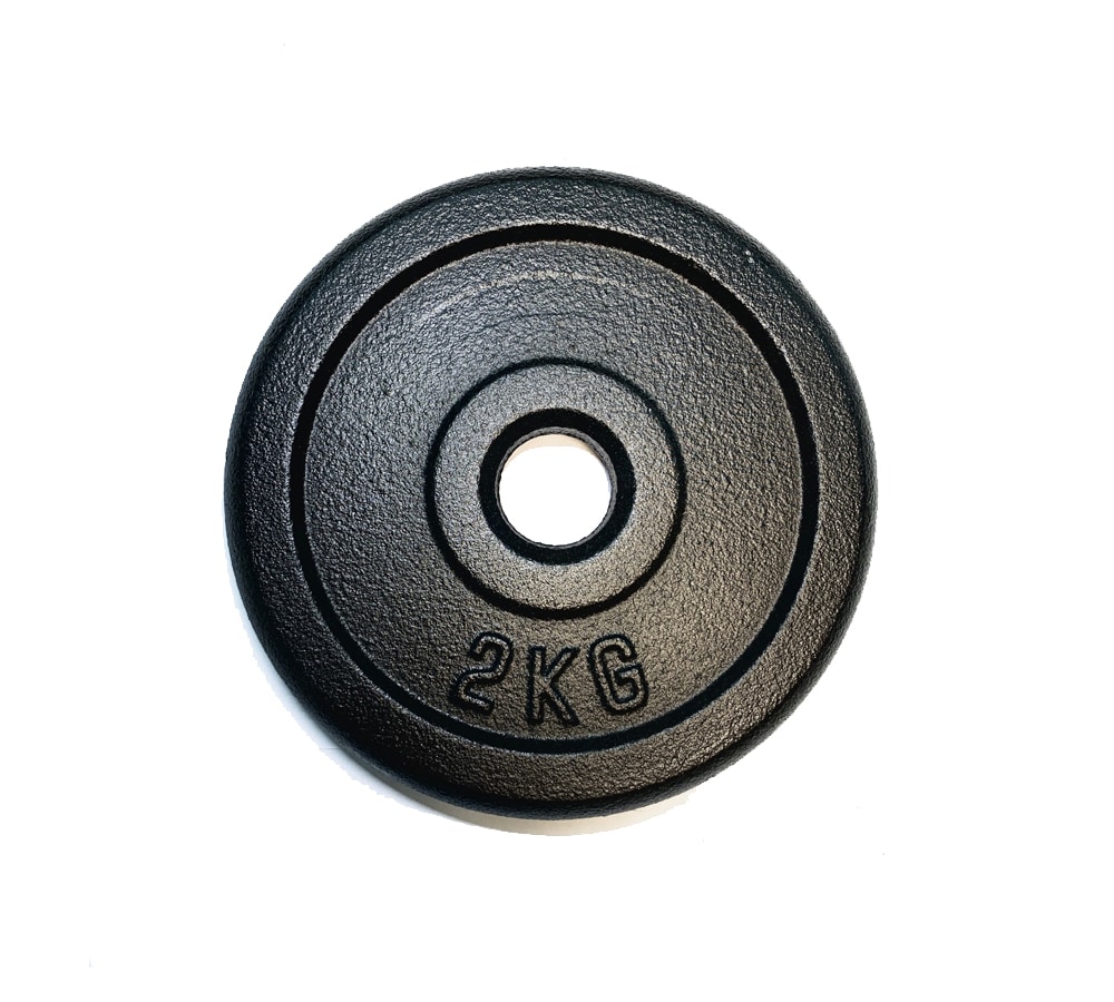 Disco in ghisa nera da 10 kg diametro 25 mm