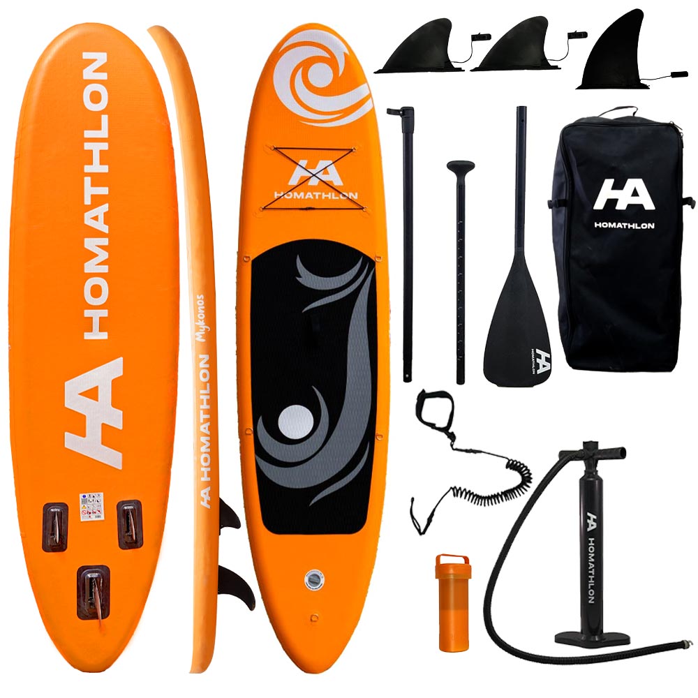Tavola sup gonfiabile Mykonos di colore arancione Tavola SUP gonfiabile Arancione